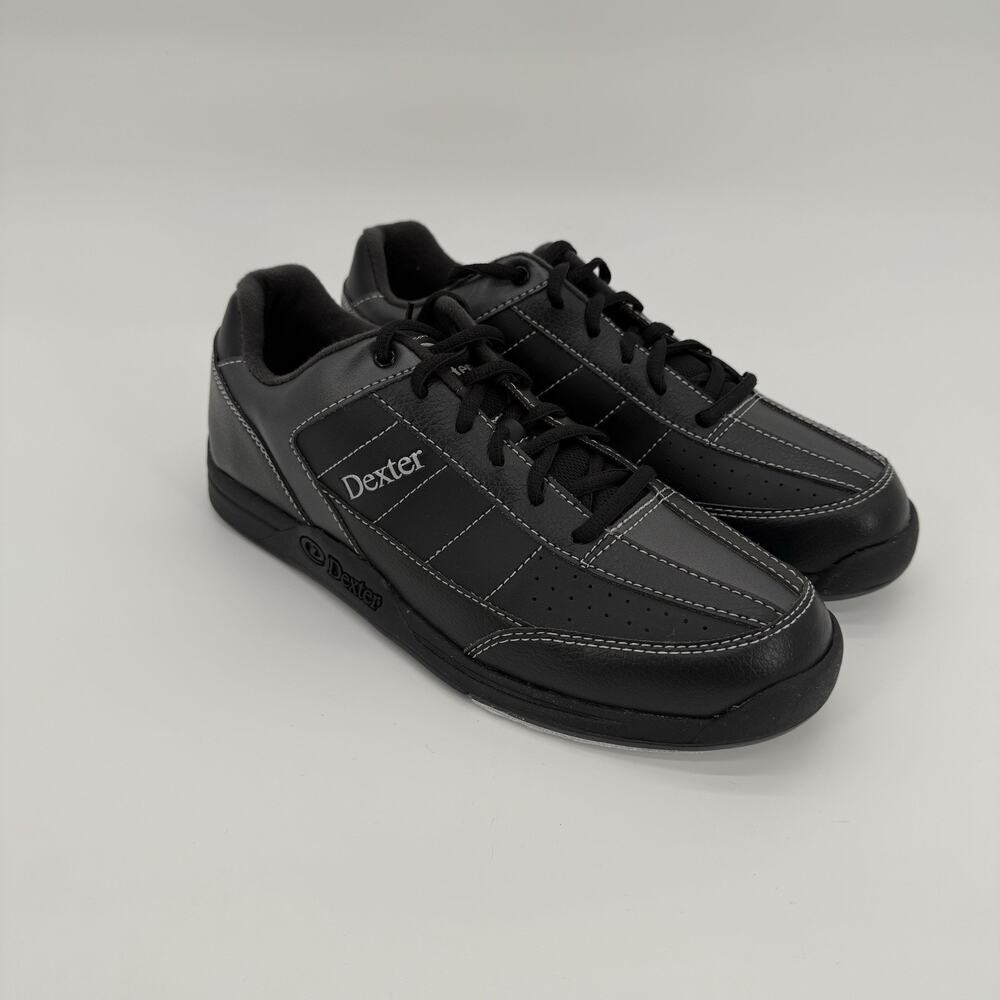 NEW Dexter B1837-5 Ricky III Men's US Size 9M Leather Black Bowling Shoes